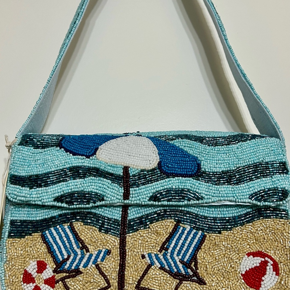 Viral Beach Beaded Bag